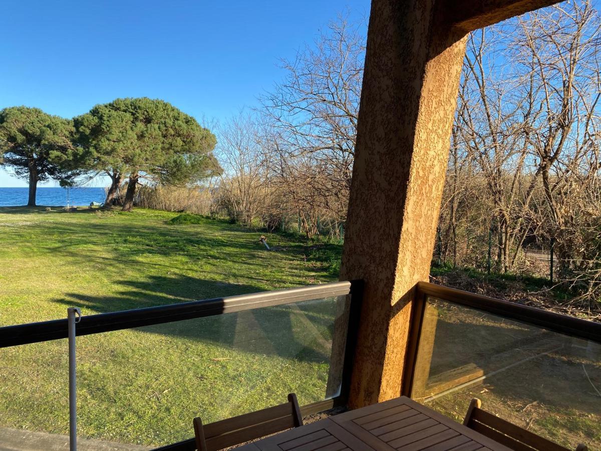 Residence Santa Lucia, Studio Avec Piscine , Vue Mer Et Pied Dans L'Eau , Moriani-Plage 外观 照片